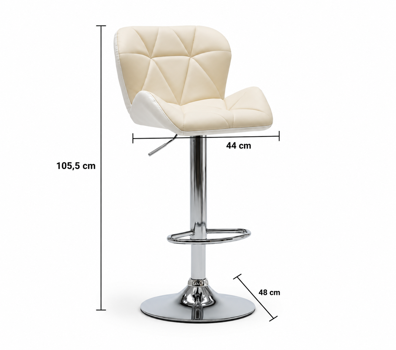 Tabourets de bar Origami (similicuir)