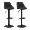 Tabourets de bar Oslo (velours)