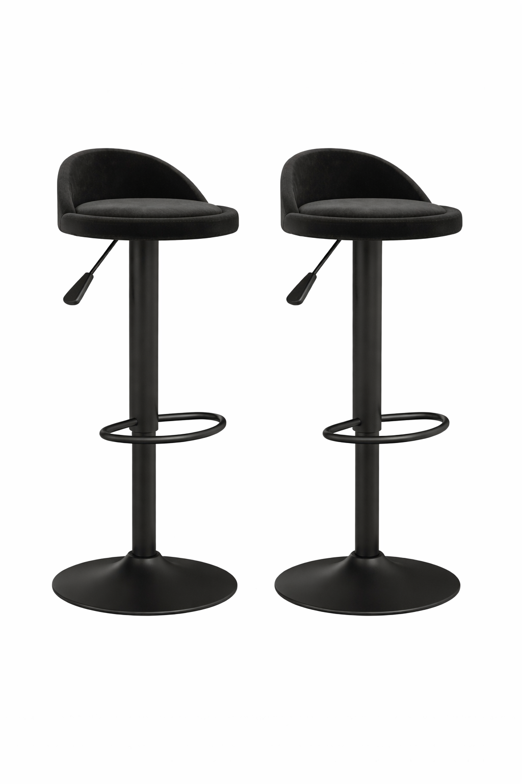 Tabourets de bar Malmö (velours)
