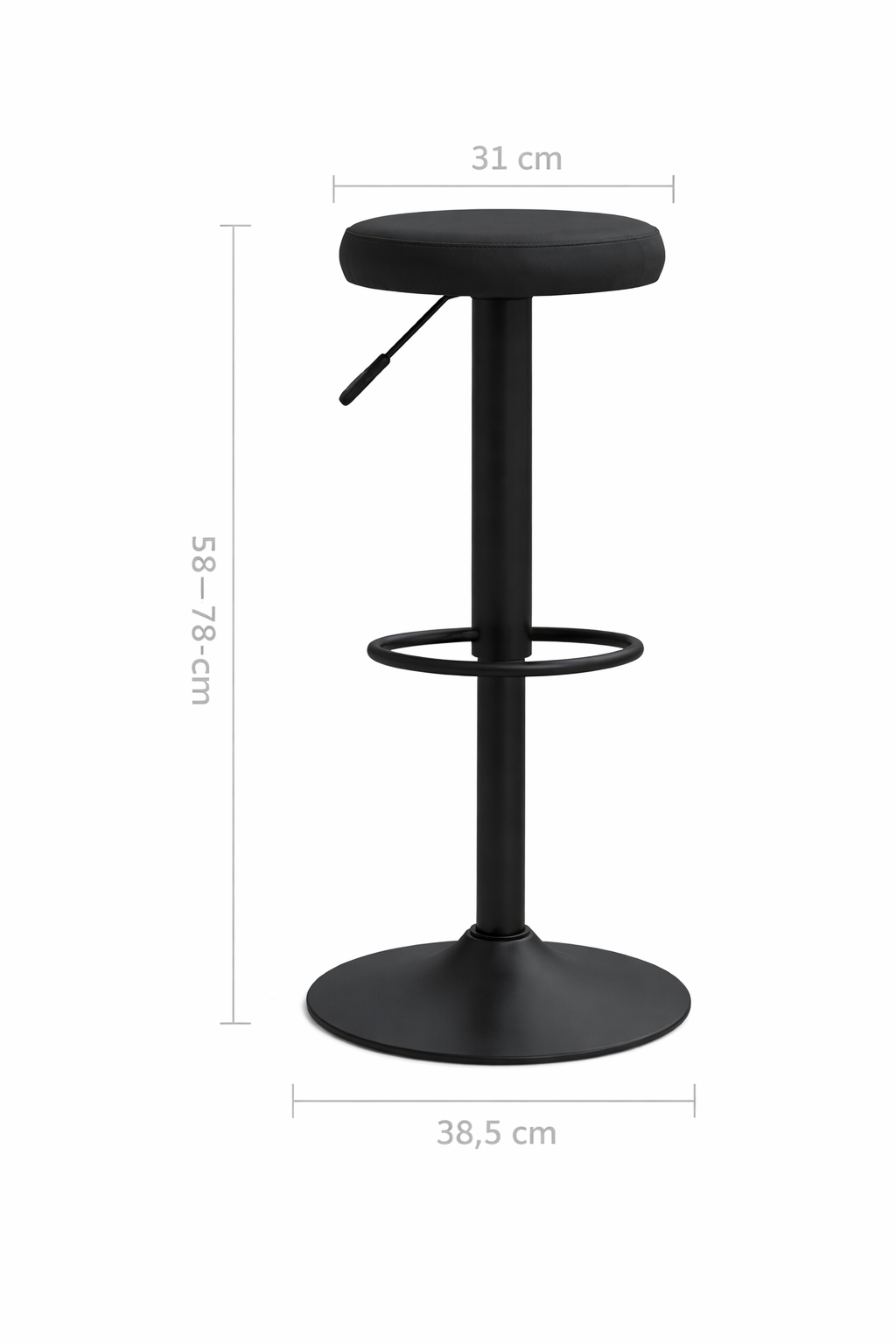 Tabourets de bar Helsinki (velours)