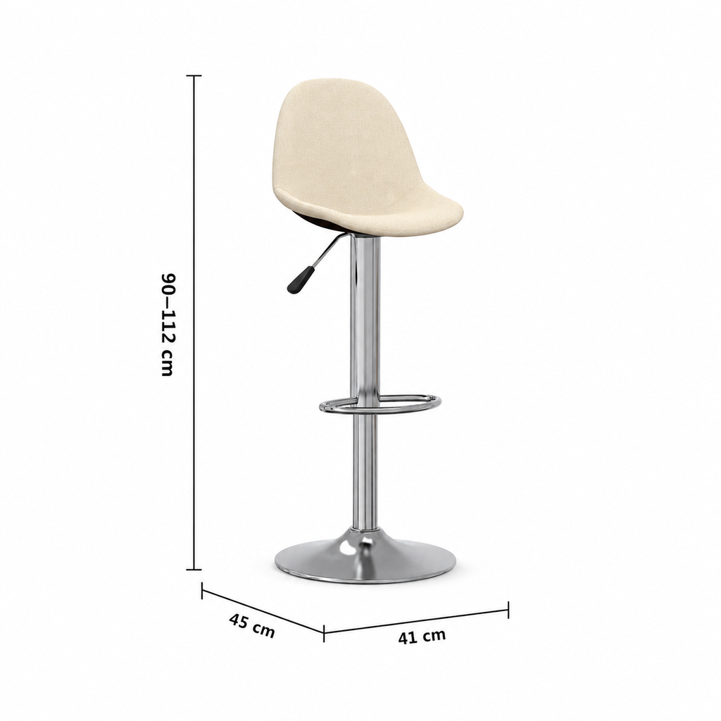 Tabourets de bar Riga (tissu)