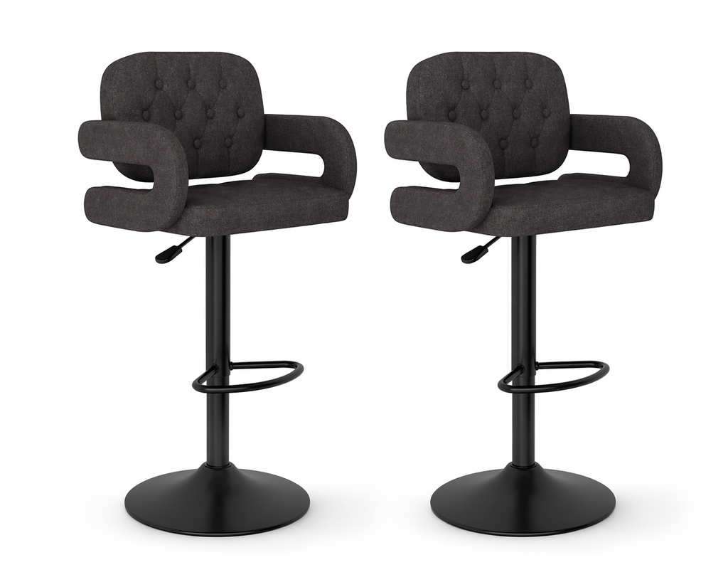 Tabourets de bar Sienne (tissu)