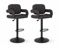 Tabourets de bar Sienne (tissu)
