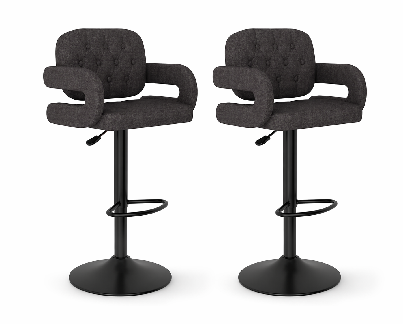 Tabourets de bar Sienne (tissu)