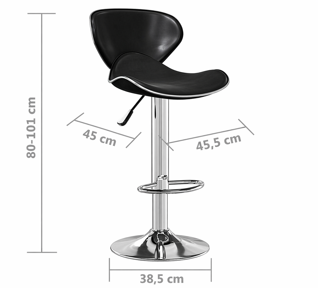 Tabouret de bar Ibiza (similicuir)