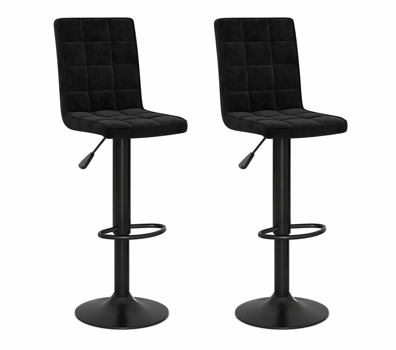 Tabourets de bar Brera (velours)