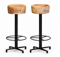 Tabourets de bar Jaipur (manguier)