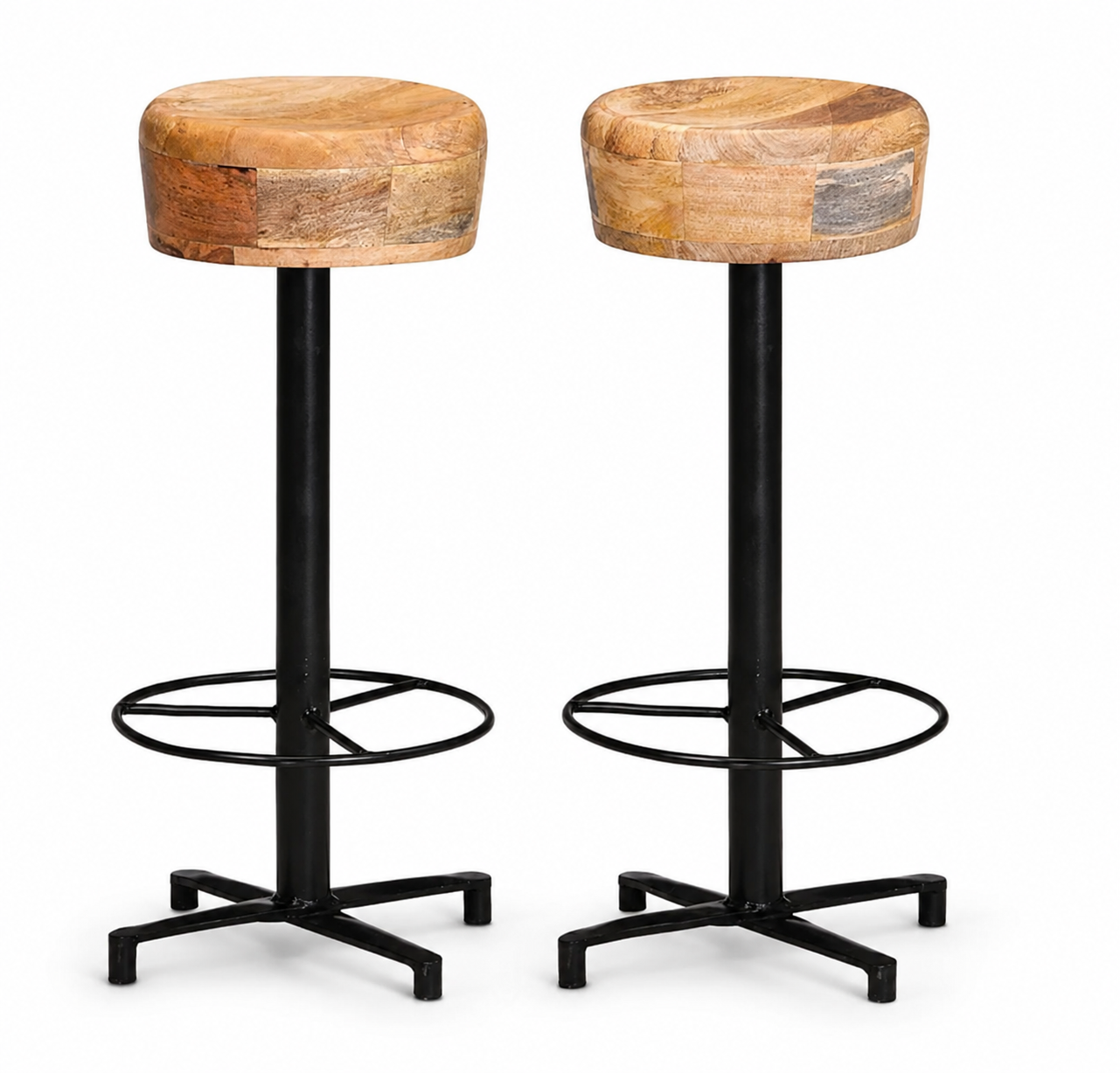 Tabourets de bar Jaipur (manguier)