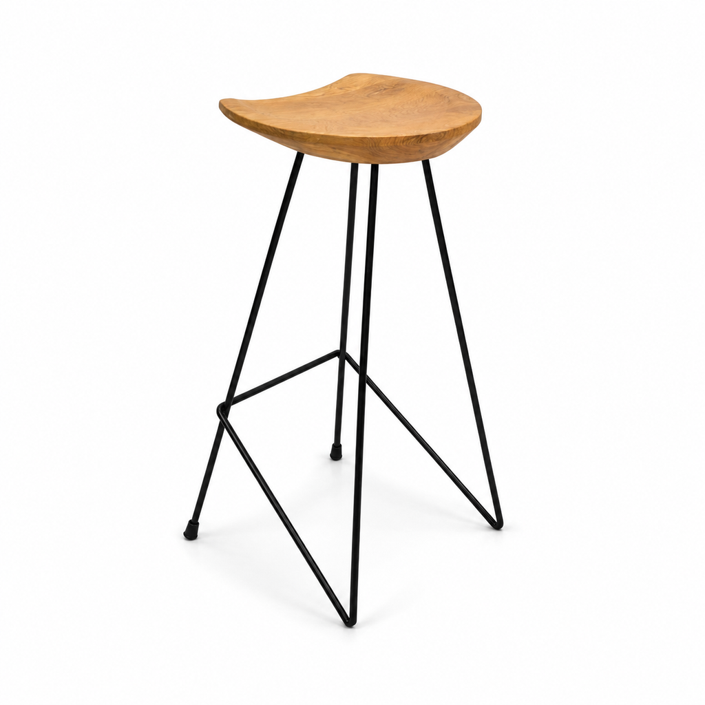 Tabourets de bar Lombok (teck)