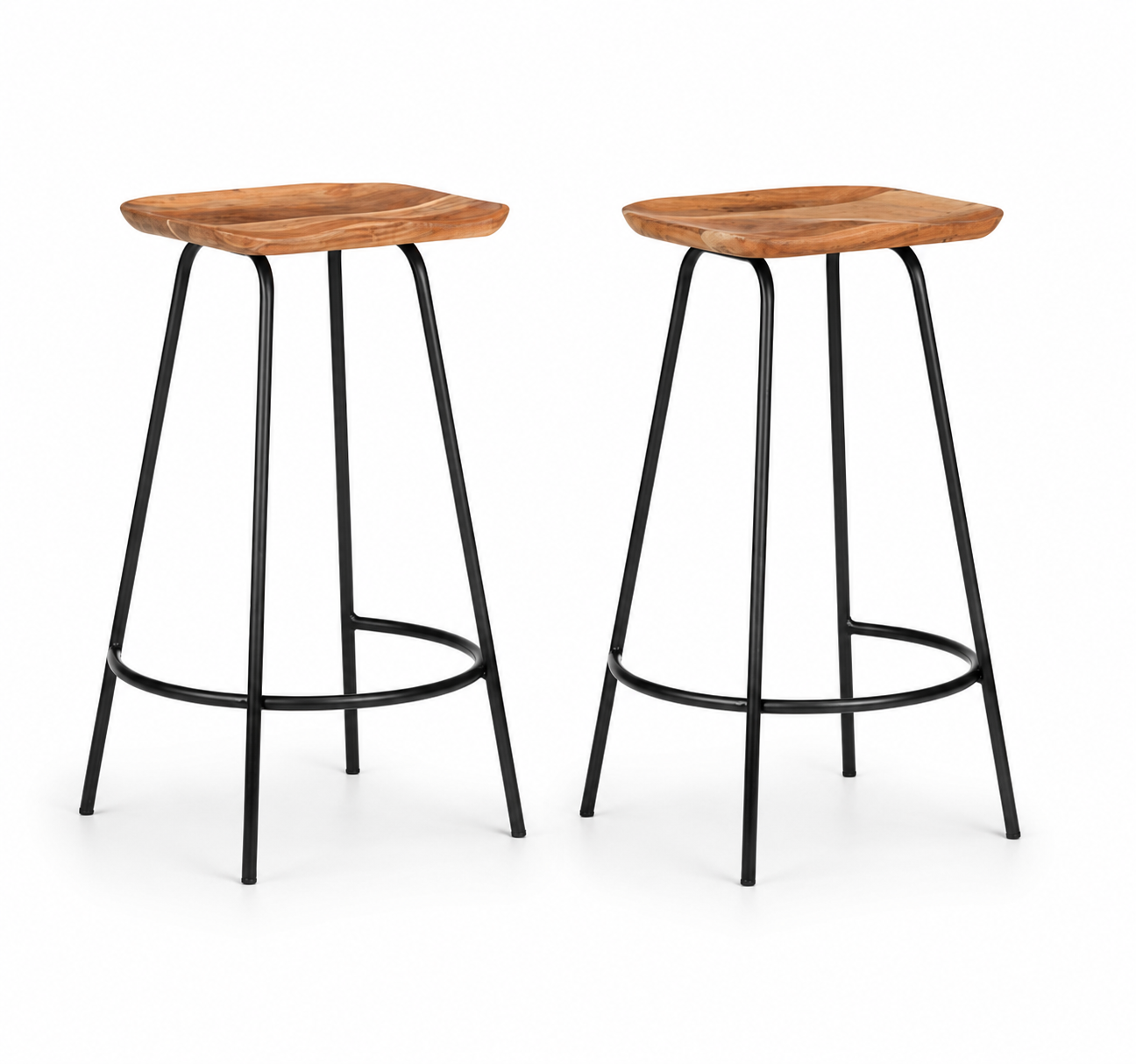 Tabourets de bar Marrakech (acacia)