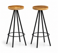 Tabourets de bar Salerno (manguier)