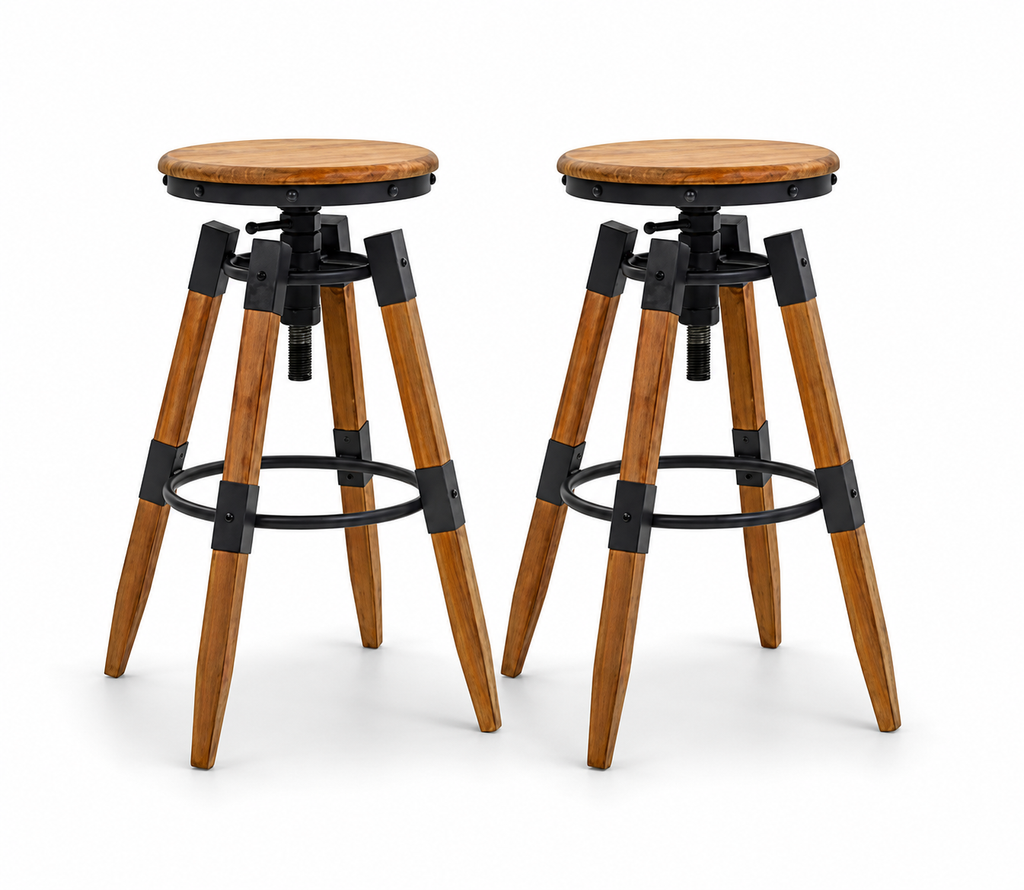 Tabourets de bar Tyrol (sapin)