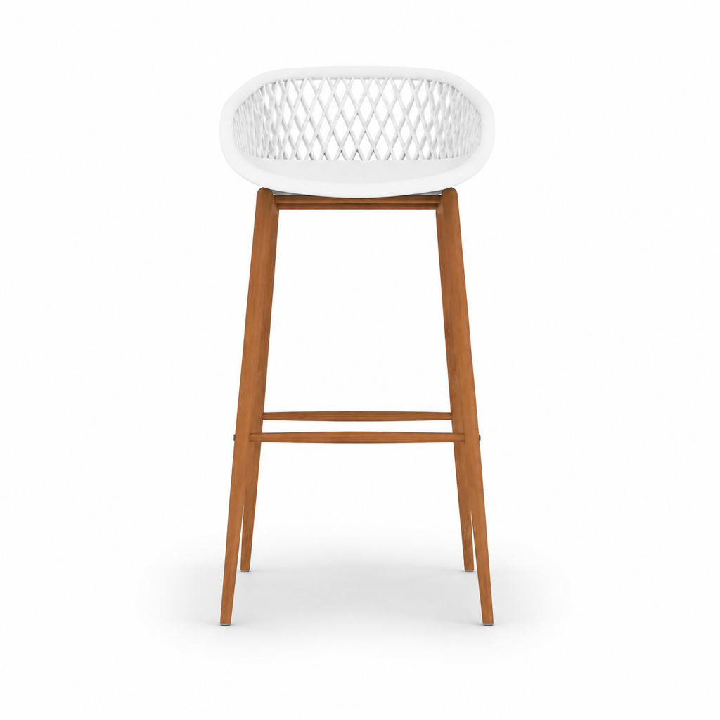 Chaises de bar Maille (effet bois)