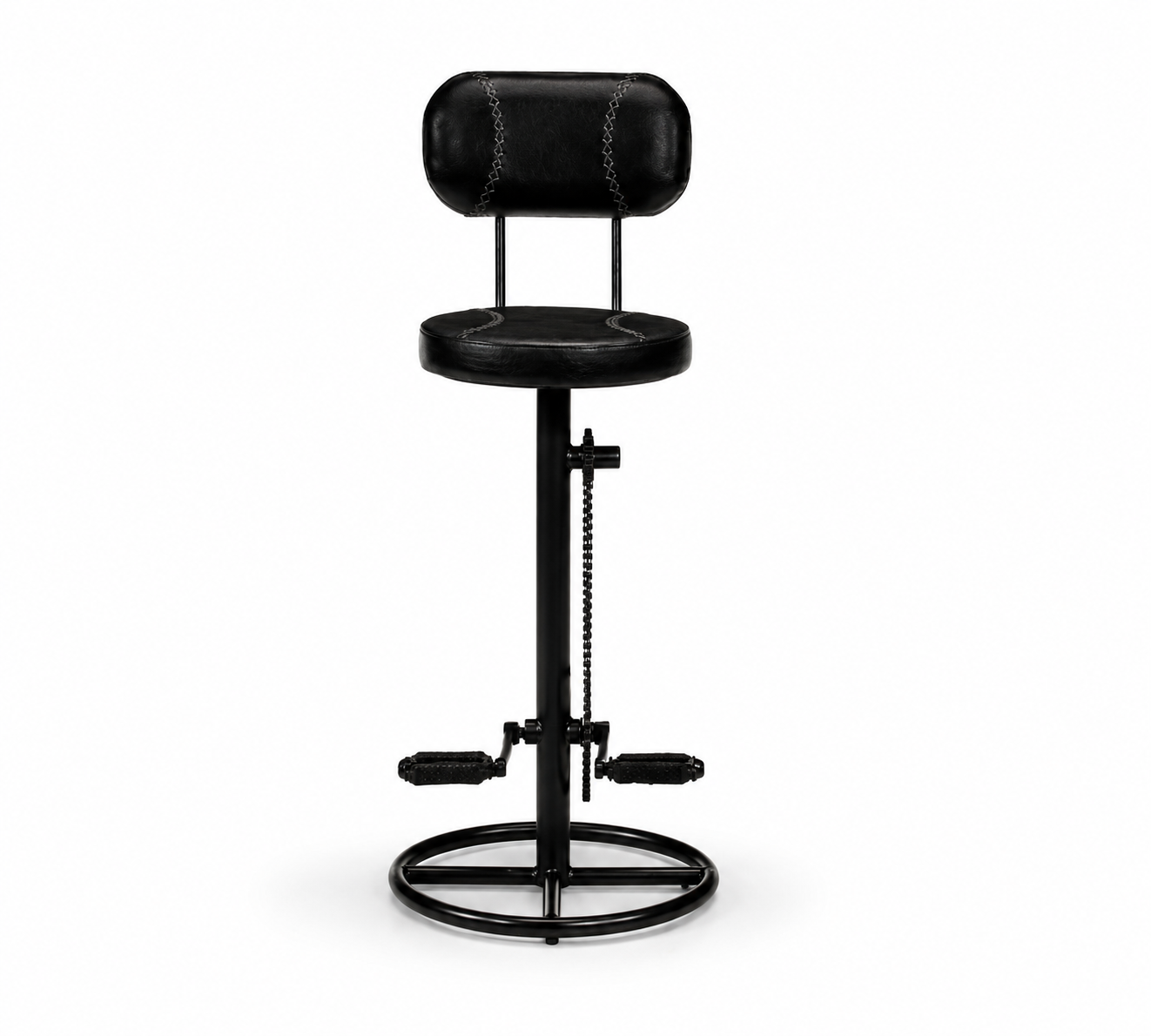 Tabourets de bar Véloce (cuir chèvre)