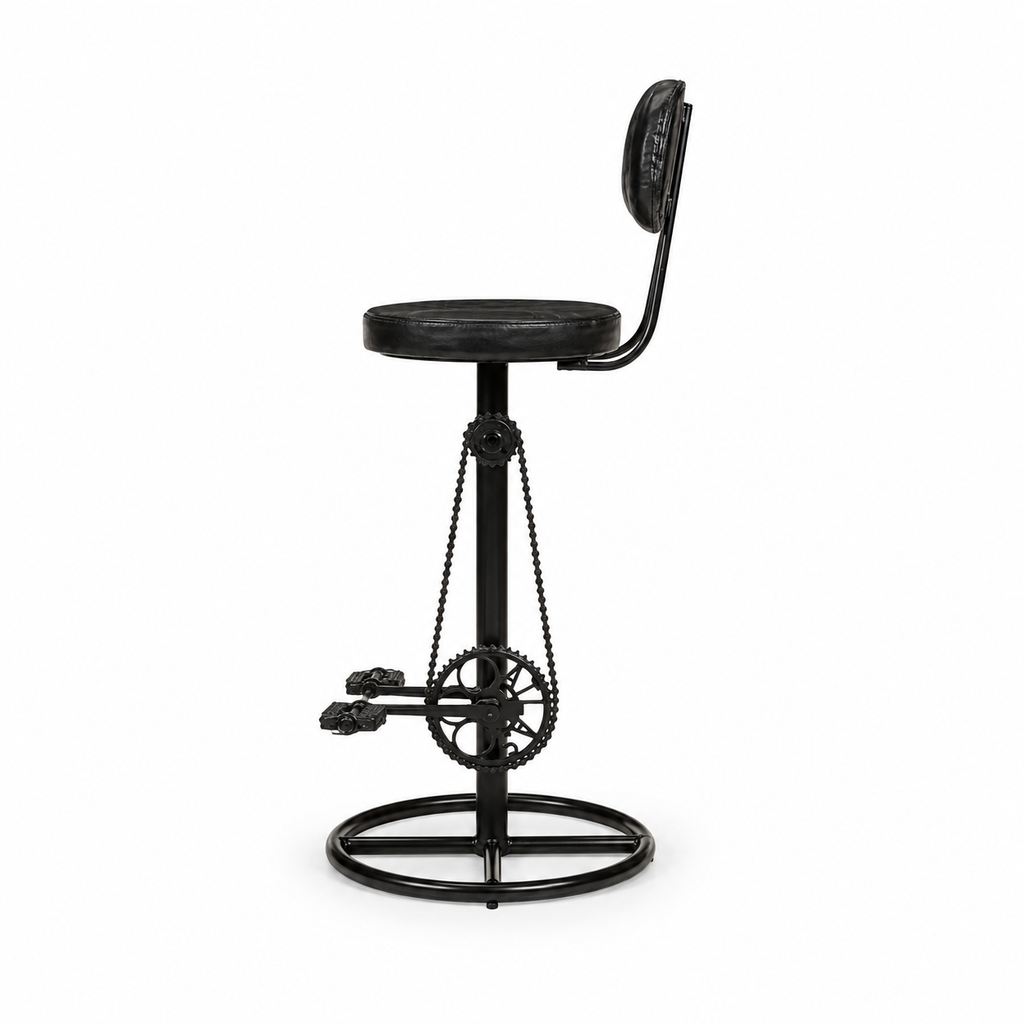 Tabourets de bar Véloce (cuir chèvre)