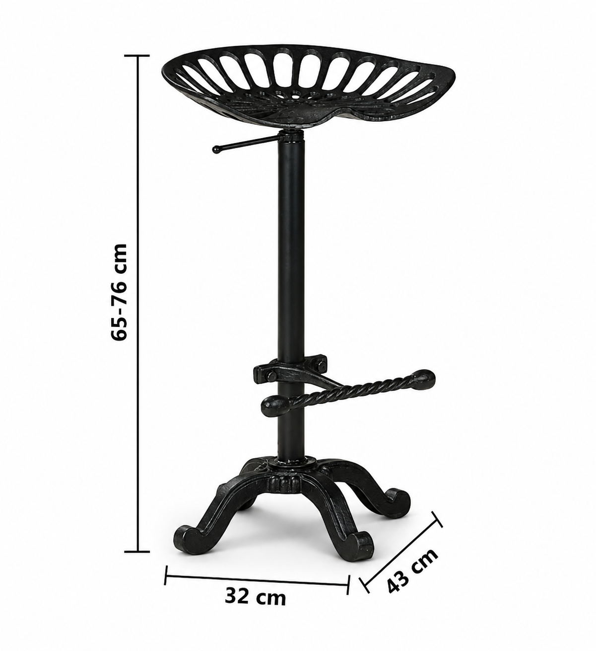 Tabouret de bar Tracteur (fonte)