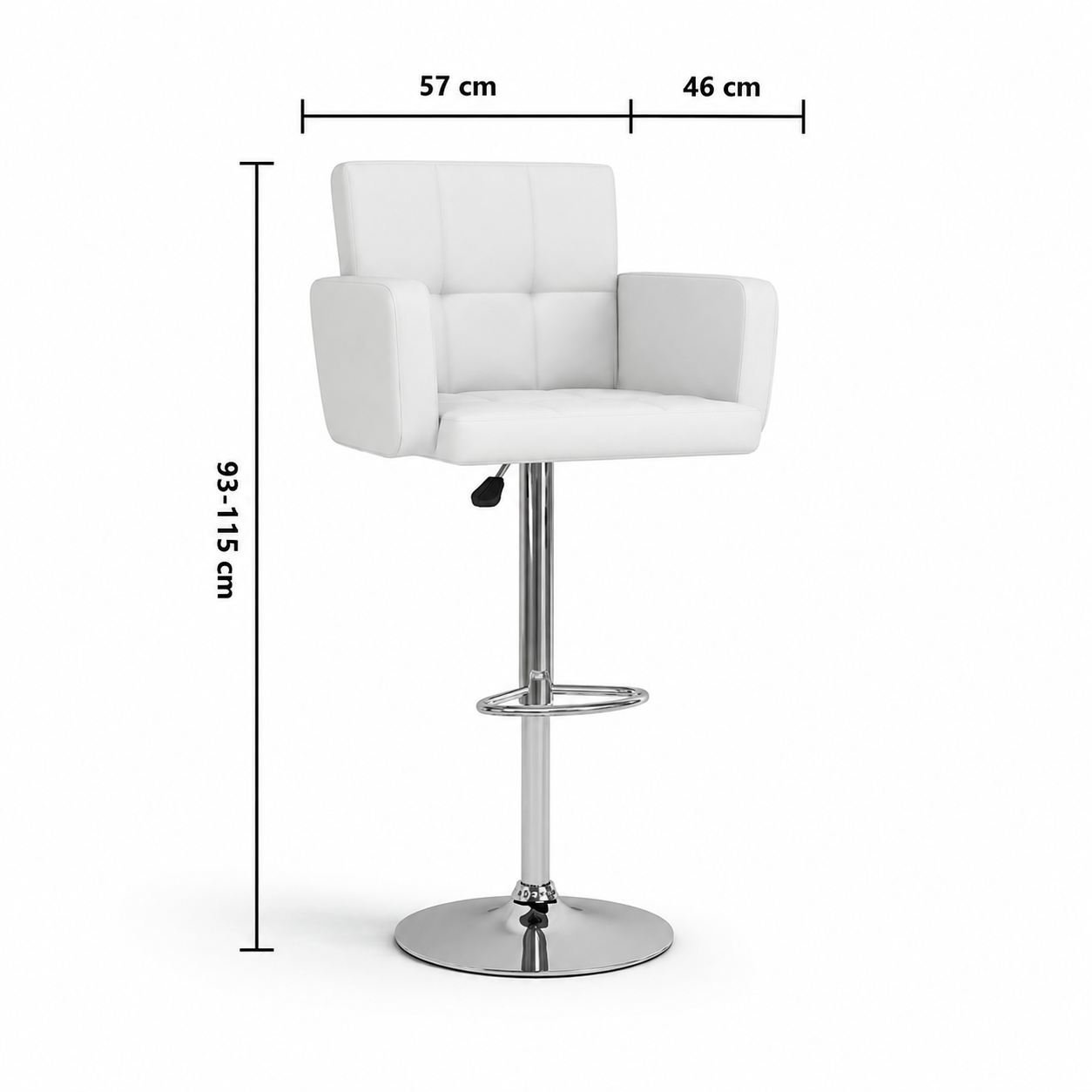 Tabourets de bar Vienne (similicuir)