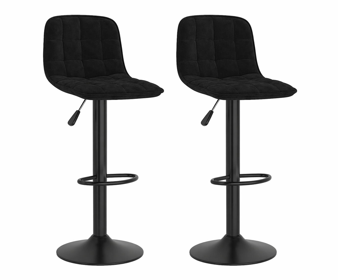 Tabourets de bar Verona (velours)