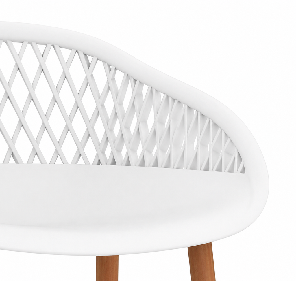 Chaises de bar Maille (effet bois)
