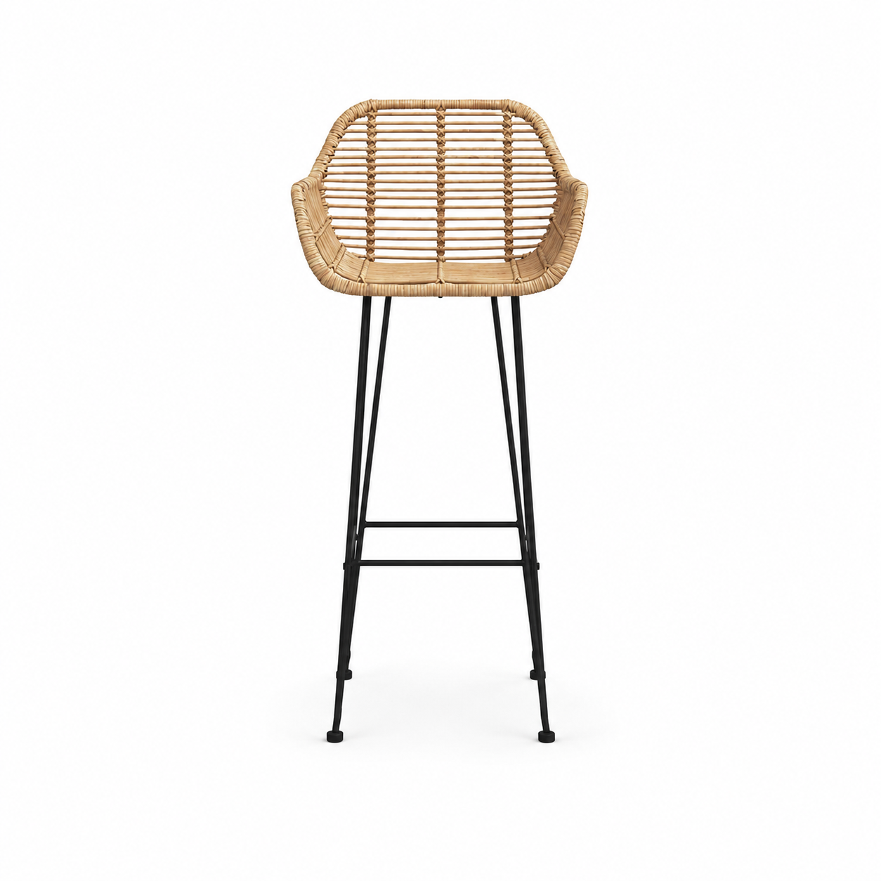 Chaises de bar Bali (rotin)