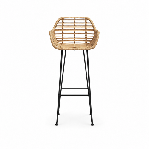 Chaises de bar Bali (rotin)