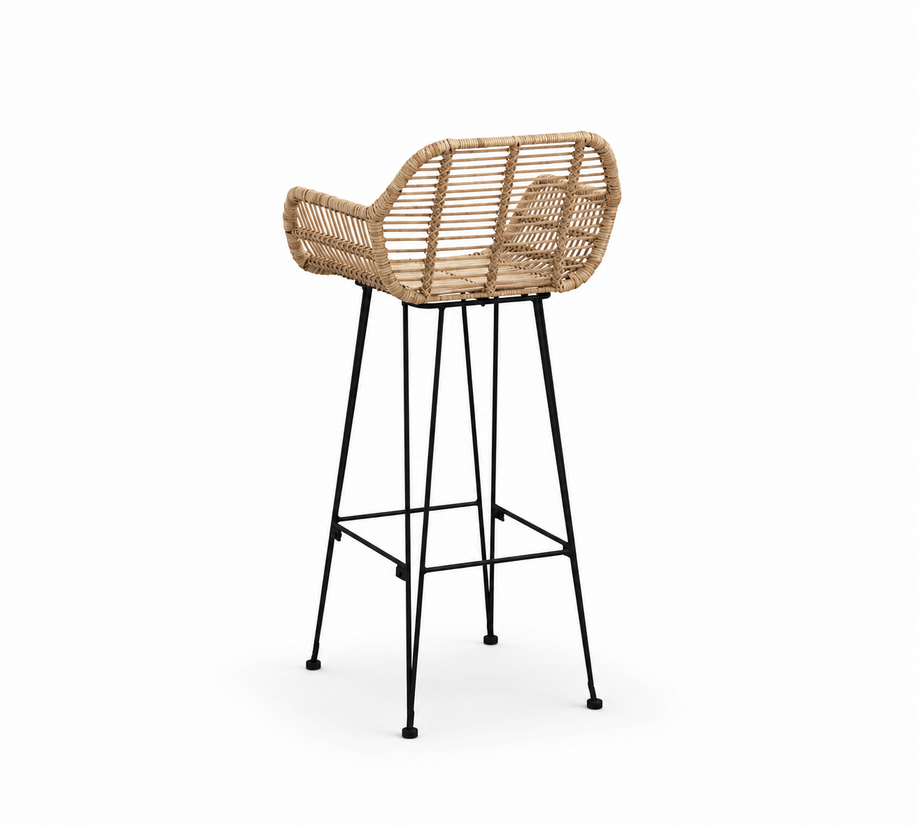 Chaises de bar Bali (rotin)