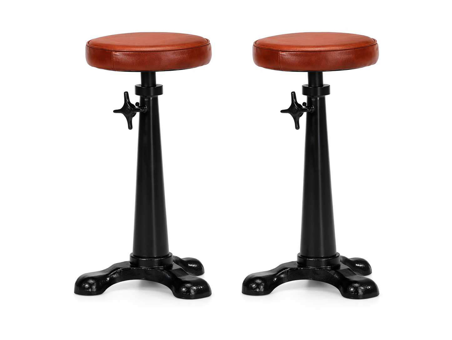 Tabourets de bar Forge (cuir)